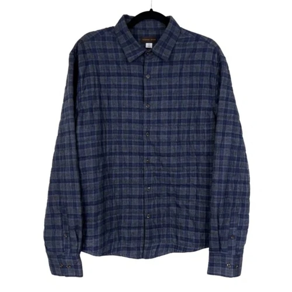 Thomas Dean Flannel Shirt Jacket Size L
